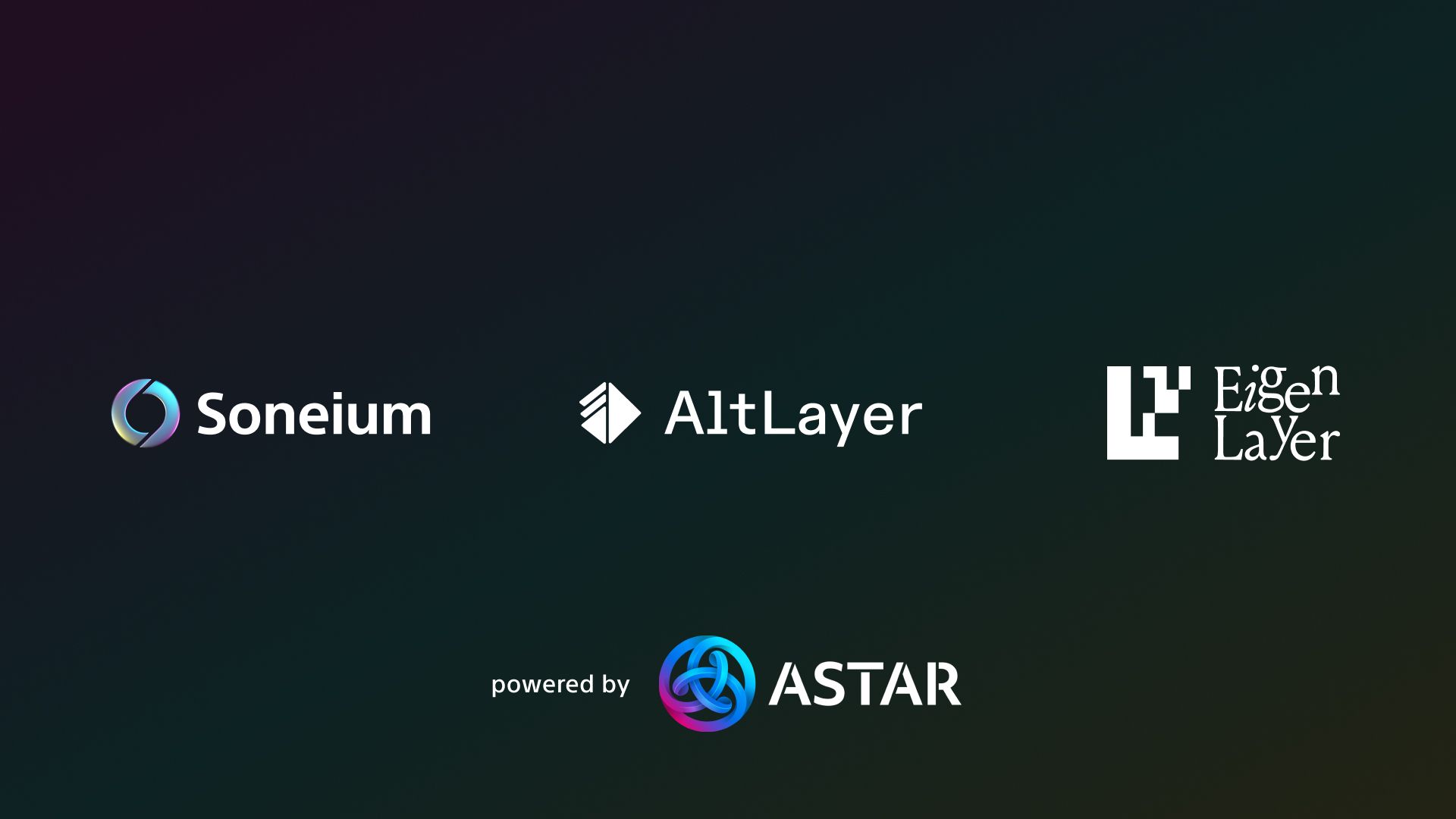 Fast Finality Layer for Soneium - Powered by Astar Network, AltLayer, and EigenLayer